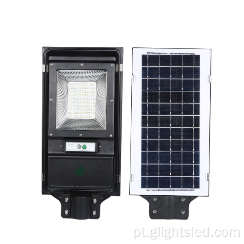60 100 W all in one Luzes de rua led solares integradas
